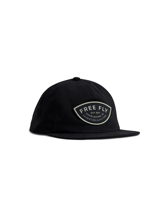 Vintage Outfitters Flat Brim Hat - Black
