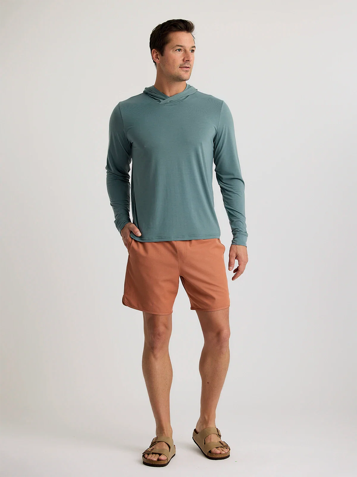 Men's Elevate Lightweight Hoodie - Stormy Sea