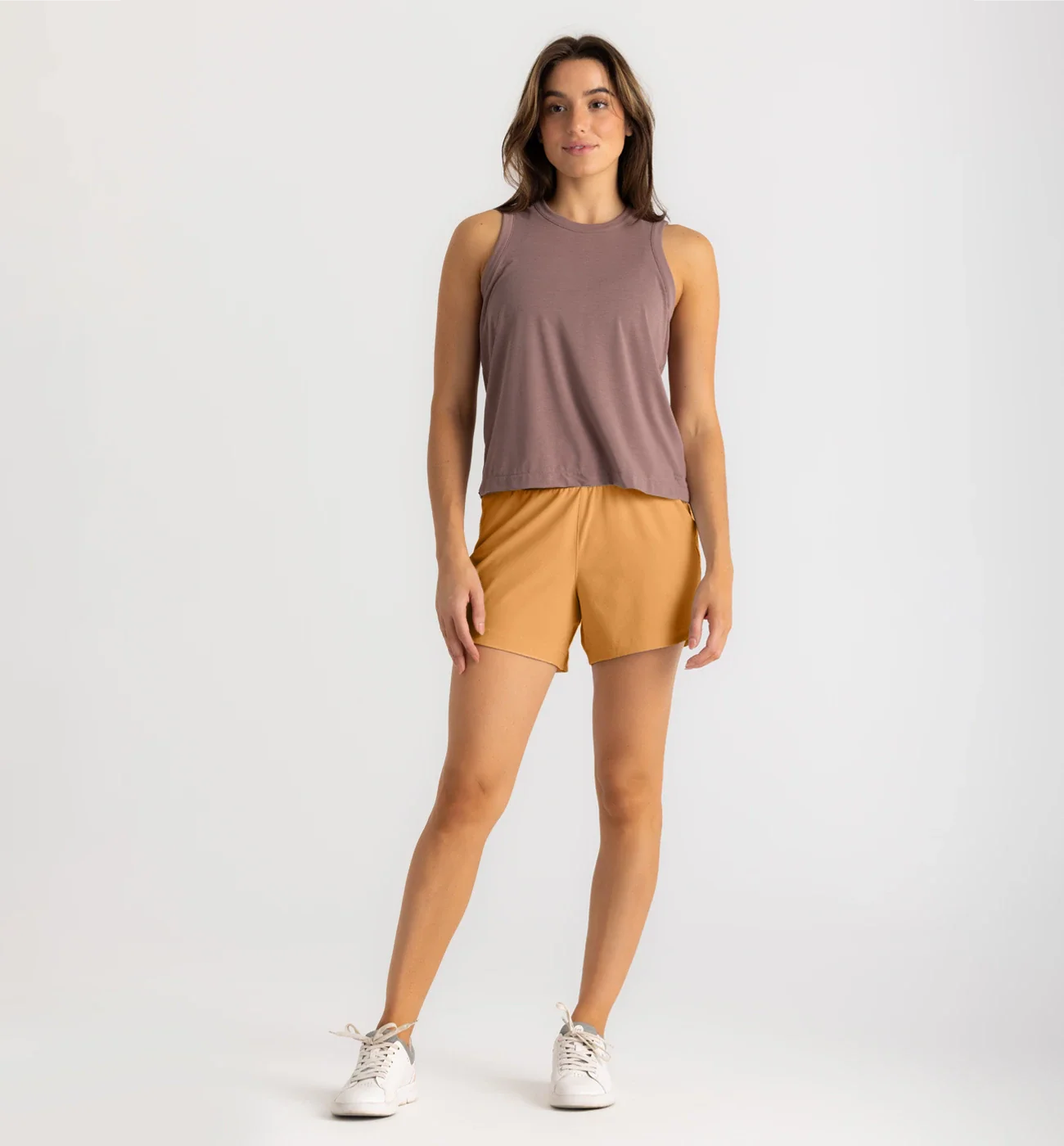 Women's Bamboo-Lined Active Breeze Short – 5" - Sand Dune