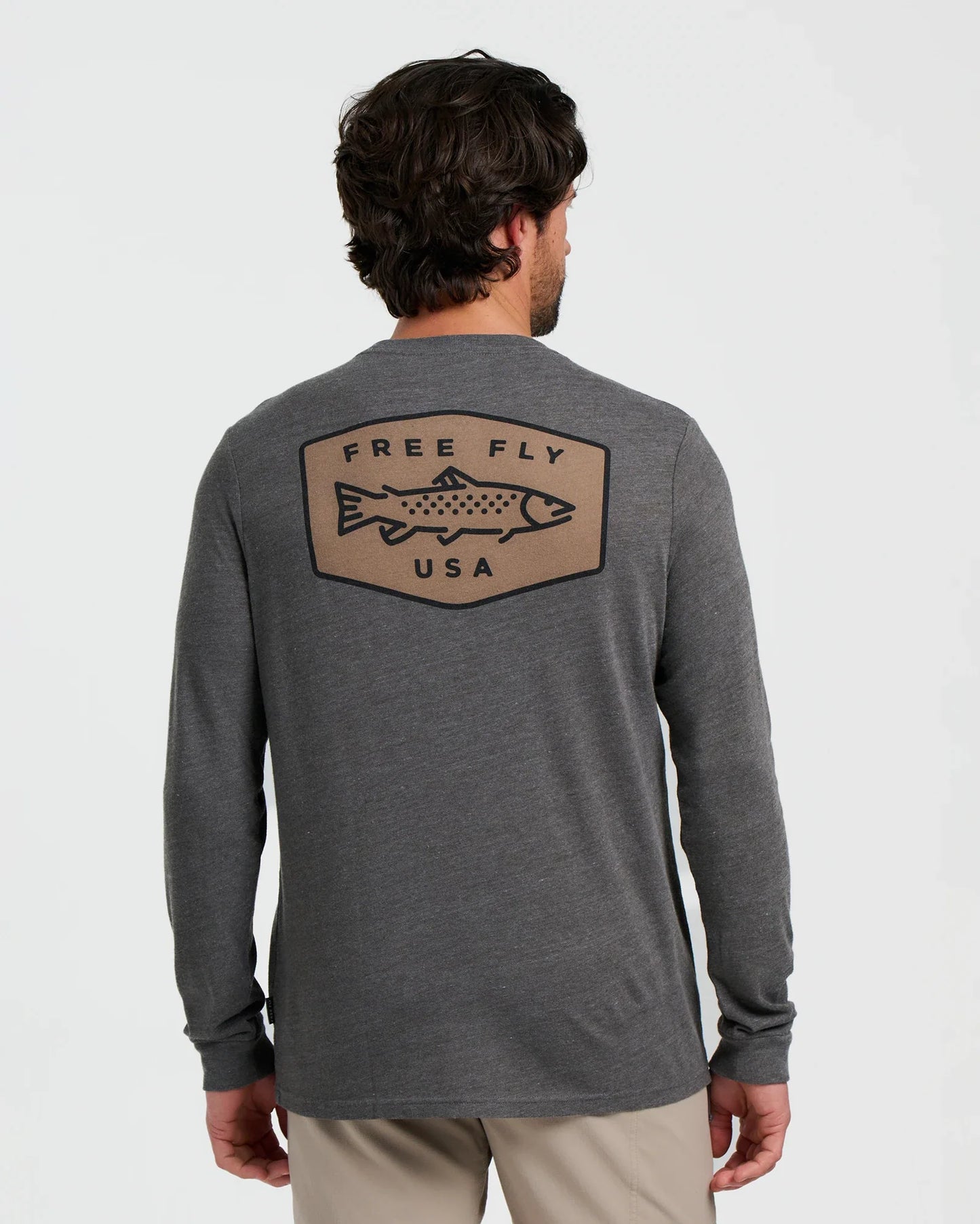 Freshwater Long Sleeve - Heather Black Sand