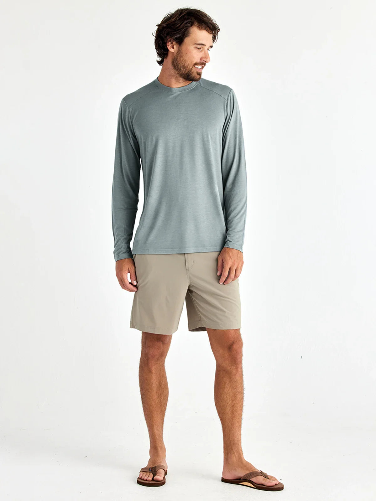 Men's Bamboo Lightweight Long Sleeve - Slate