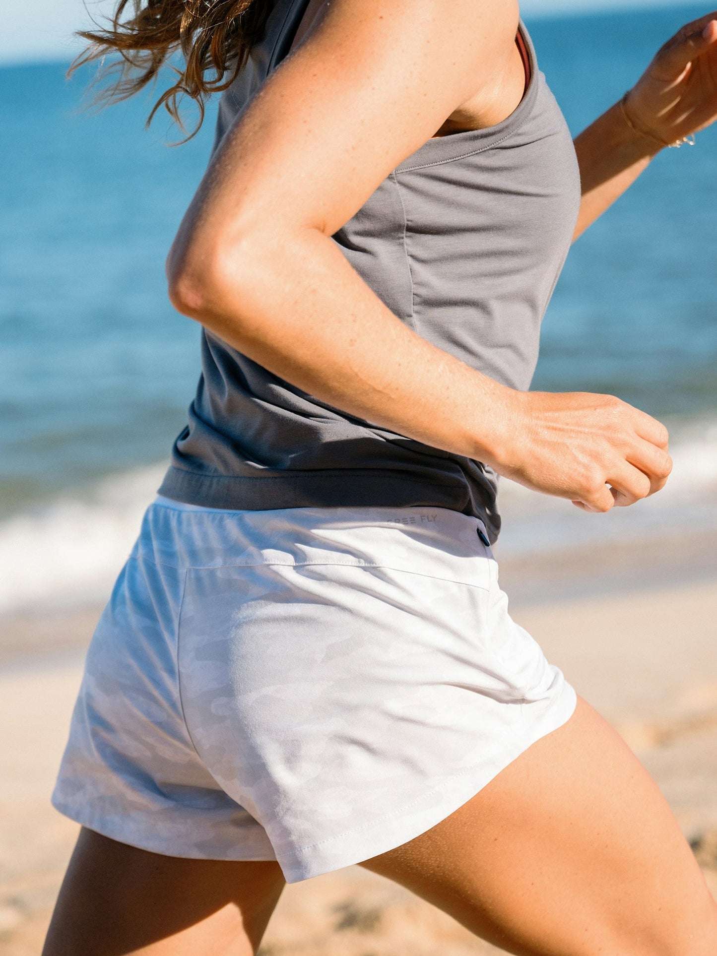 Women's Bamboo-Lined Active Breeze Short – 3" - Surf Blue