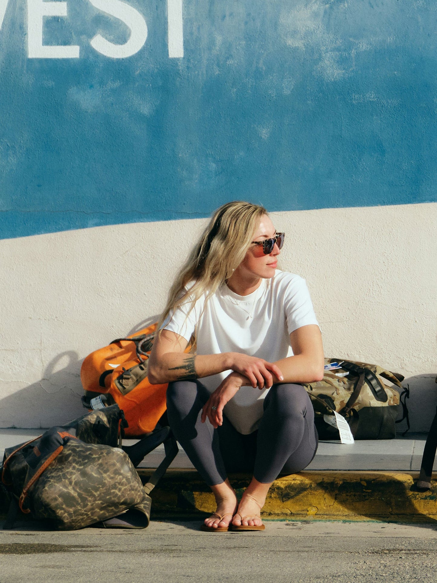 Women's Bamboo Current Boxy Tee - Legion Blue