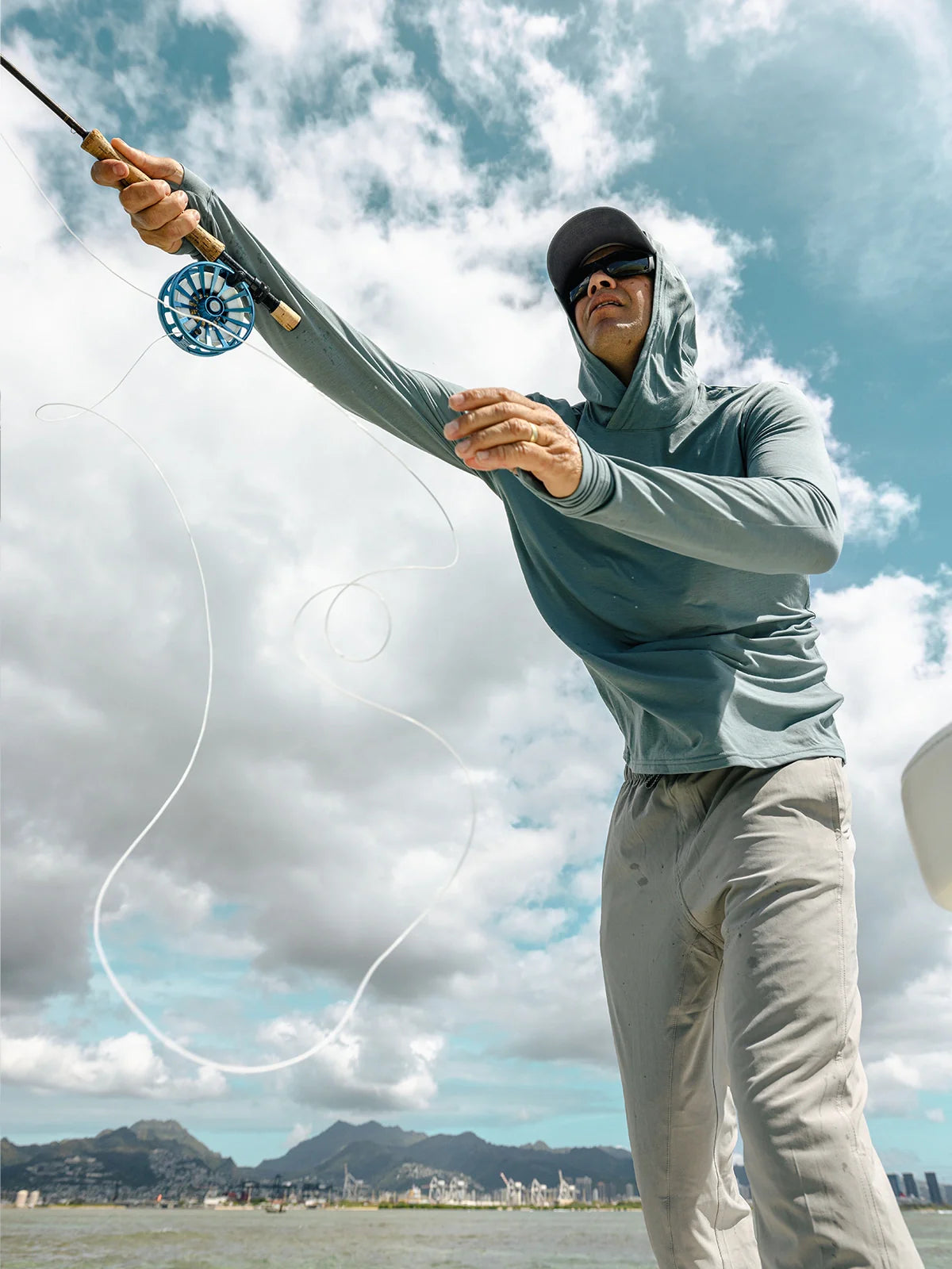 Men's Elevate Lightweight Hoodie - Heather Birch