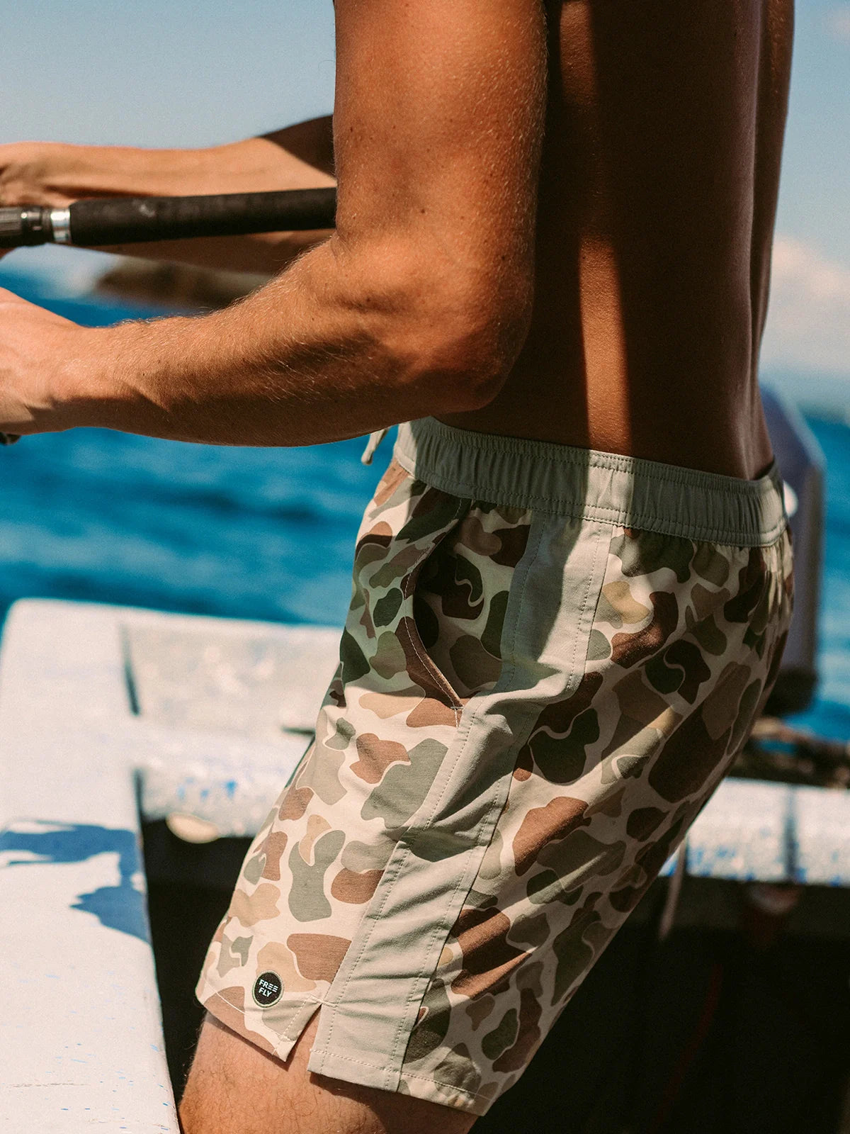 Men's Palmera Trunk – 16" - Drifter Print Canyon Clay