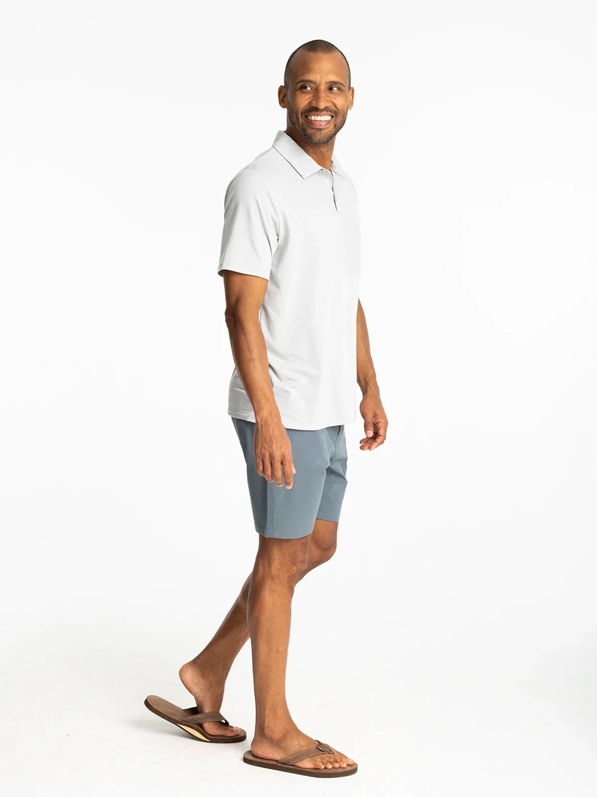 Men's Elevate Polo - Aspen Grey