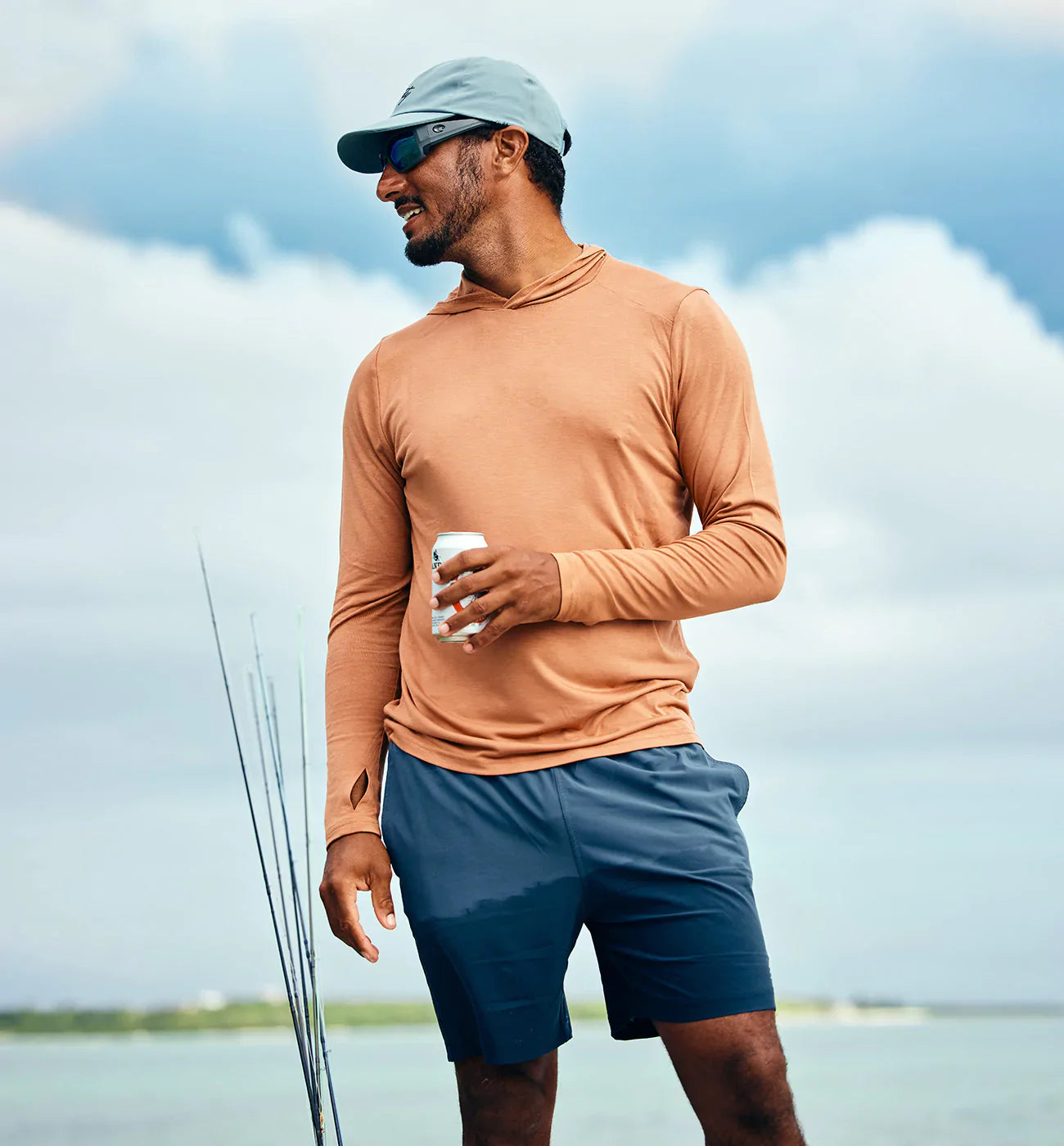 Men's Breeze Short – 8" - Rust