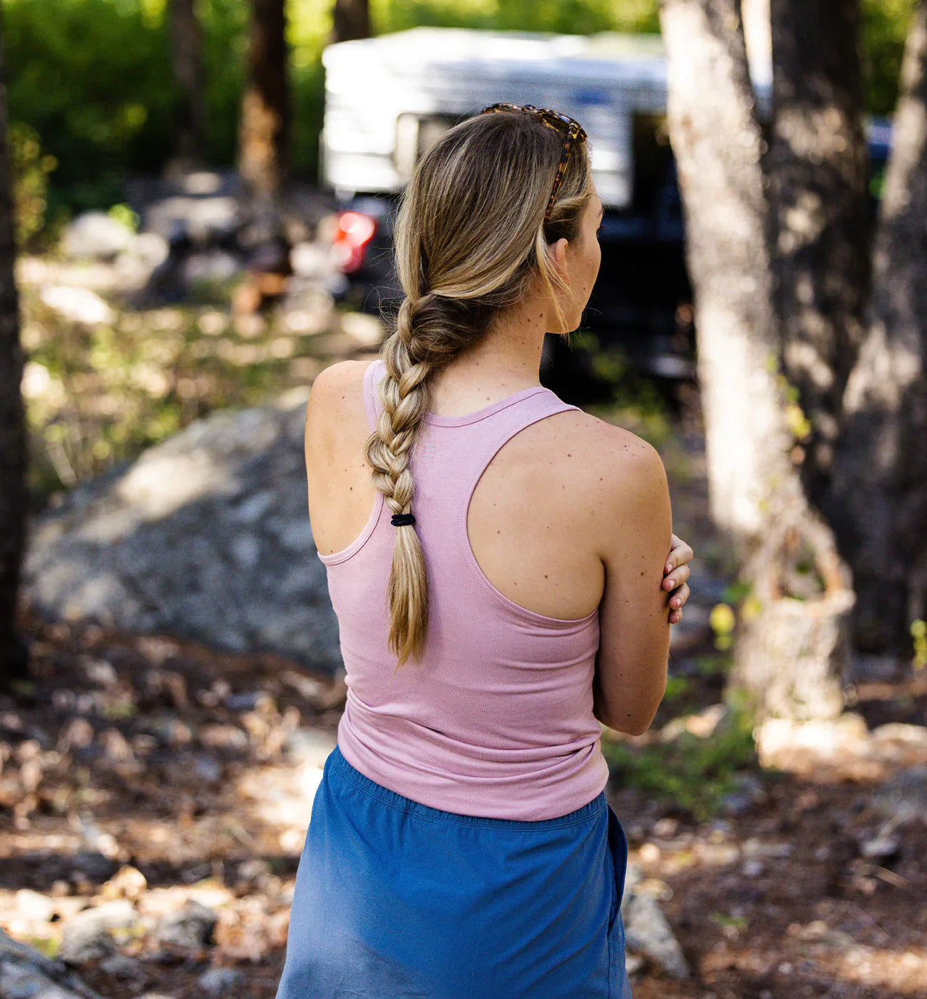 Women's Bamboo Motion Racerback Tank - Black